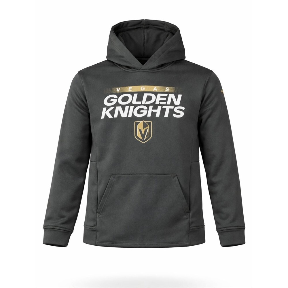 NHL Pro Fanatics Las Vegas Golden Knights Gray Hoodie Sweatshirt Kids Med 10 12